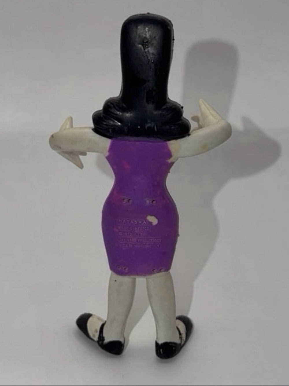 Vintage Natasha Fatale Bendable Rubber Figure From The Rocky & Bullwinkle Show - Picture 2 of 3